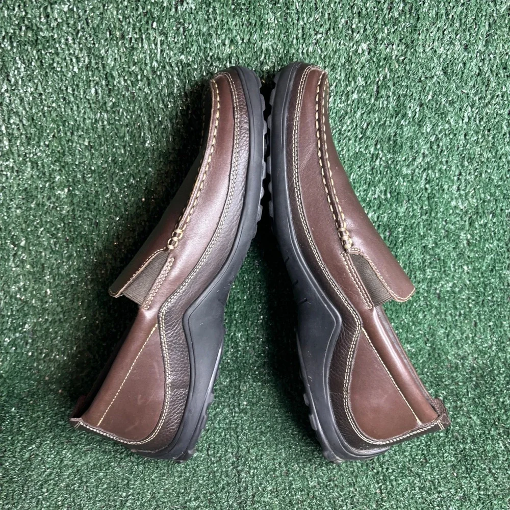 Cole Haan Tucker Venetian Leather Driver Moccasin Loafers Brown Mens Size 12 M